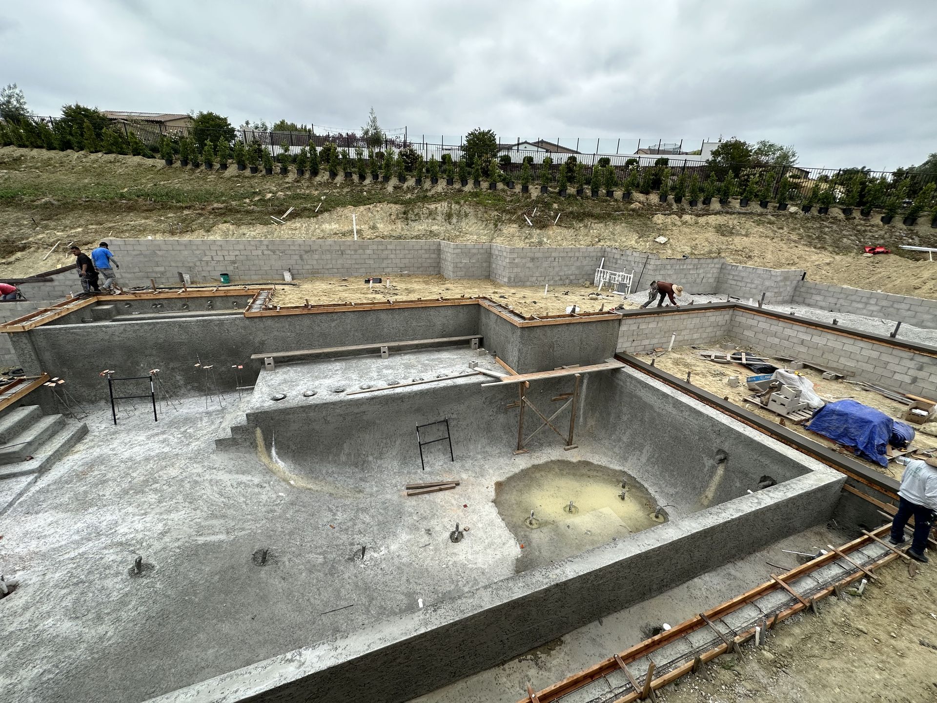 Retaining Wall Installation